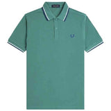 Polo De Manga Corta Fred Perry Twin Tipped "Verde"