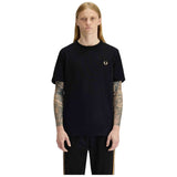 Camiseta De Manga Corta Fred Perry Contrast Tape Ringer T-Shirt