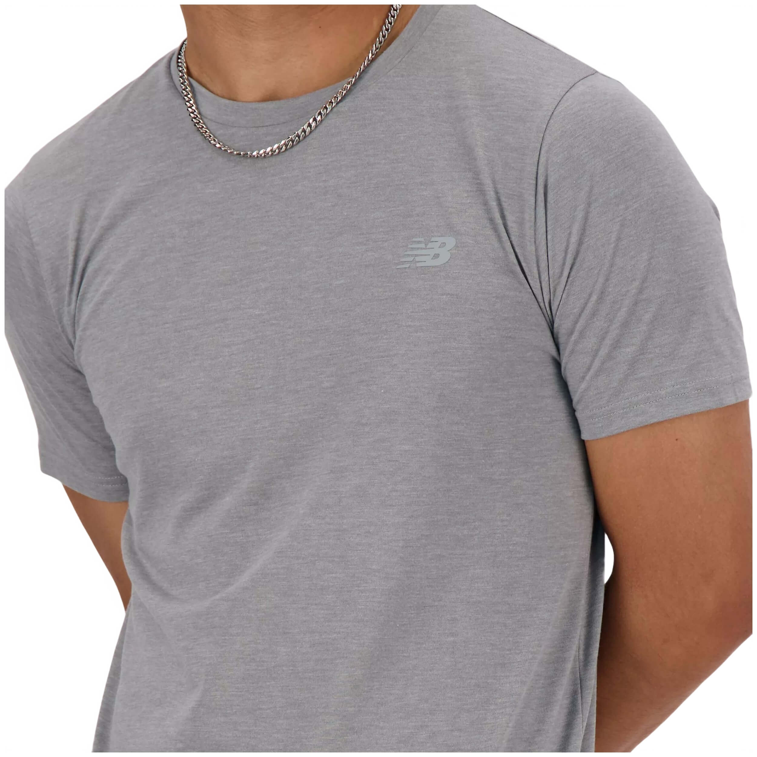 New Balance Essentials Heathertech Short Sleeve T-Shirt