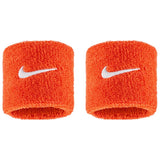 Muñequeras Nike Swoosh Classic "Team Orange/White"