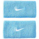 Muñequeras Nike Swoosh Classic Doublewide "University Blue/White"