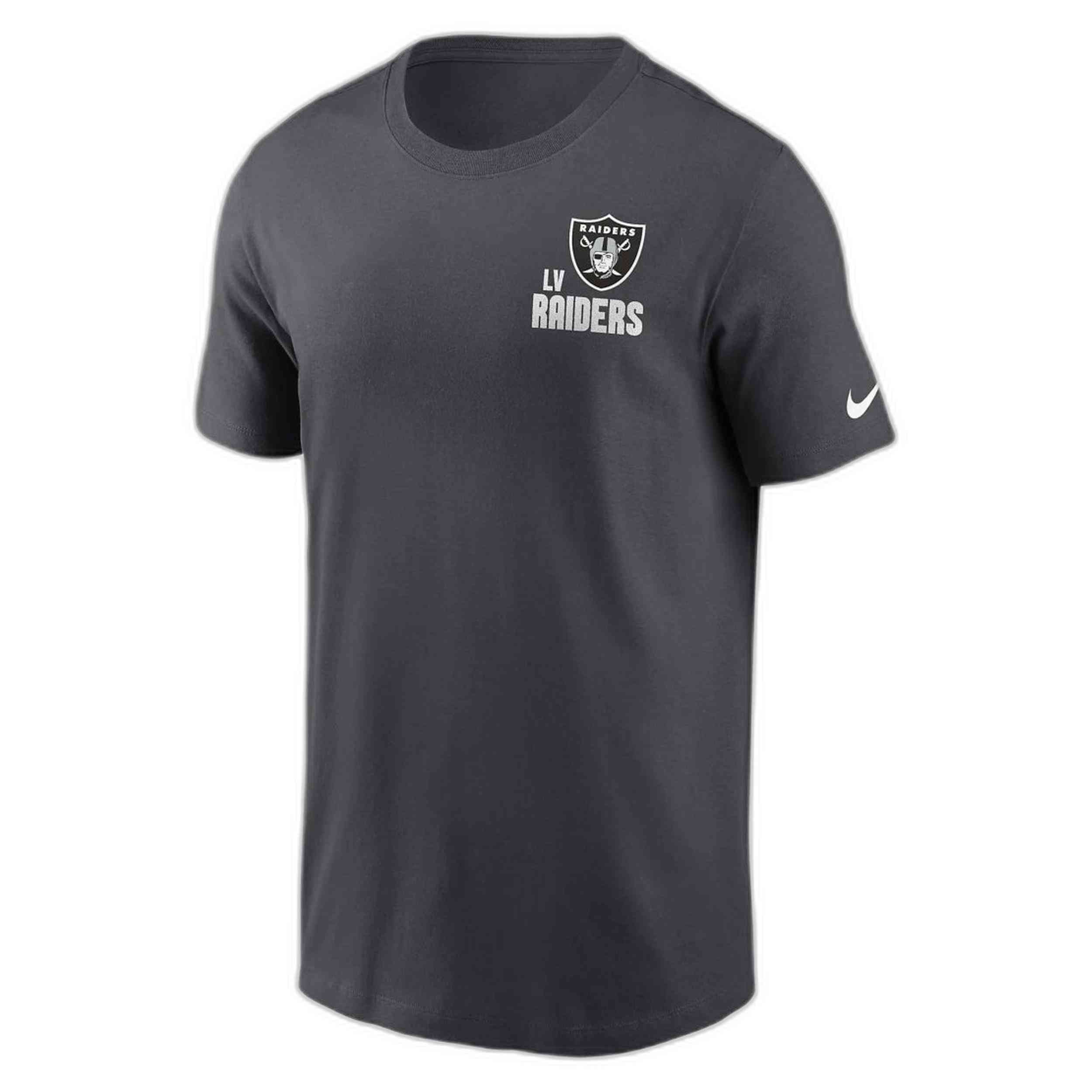 Camiseta De Manga Corta Nike Nfl Las Vegas Raiders