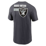 Camiseta De Manga Corta Nike Nfl Las Vegas Raiders