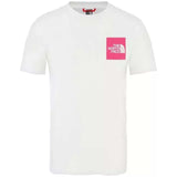 Camiseta De Manga Corta The North Face Fine "Blanco/Rosa"