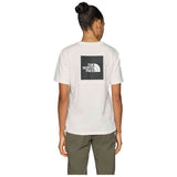 Camiseta De Manga Corta The North Face W Evolution Box Nse Relaxed Short Sleeve White Dune