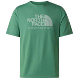 Camiseta De Manga Corta The North Face M 24/7 S/S Tee Logo Graphic Reg Dimmed Algae