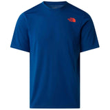 Camiseta De Manga Corta The North Face M Bitmap Logo Short Sleeves Tee-Graphic Estate Blue