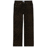 Vaqueros Jeans Obey Clothing Studded Boxcar Straight Leg Dm "Dark Leopard"
