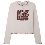 Camiseta De Manga Larga Pepe Jeans Belove Ribete