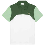 Polo De Manga Corta Lacoste L.12.12 "Blanc/Vert-Liamone"