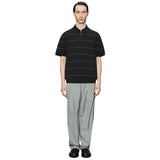 Polo De Manga Corta Rains Striped Knit