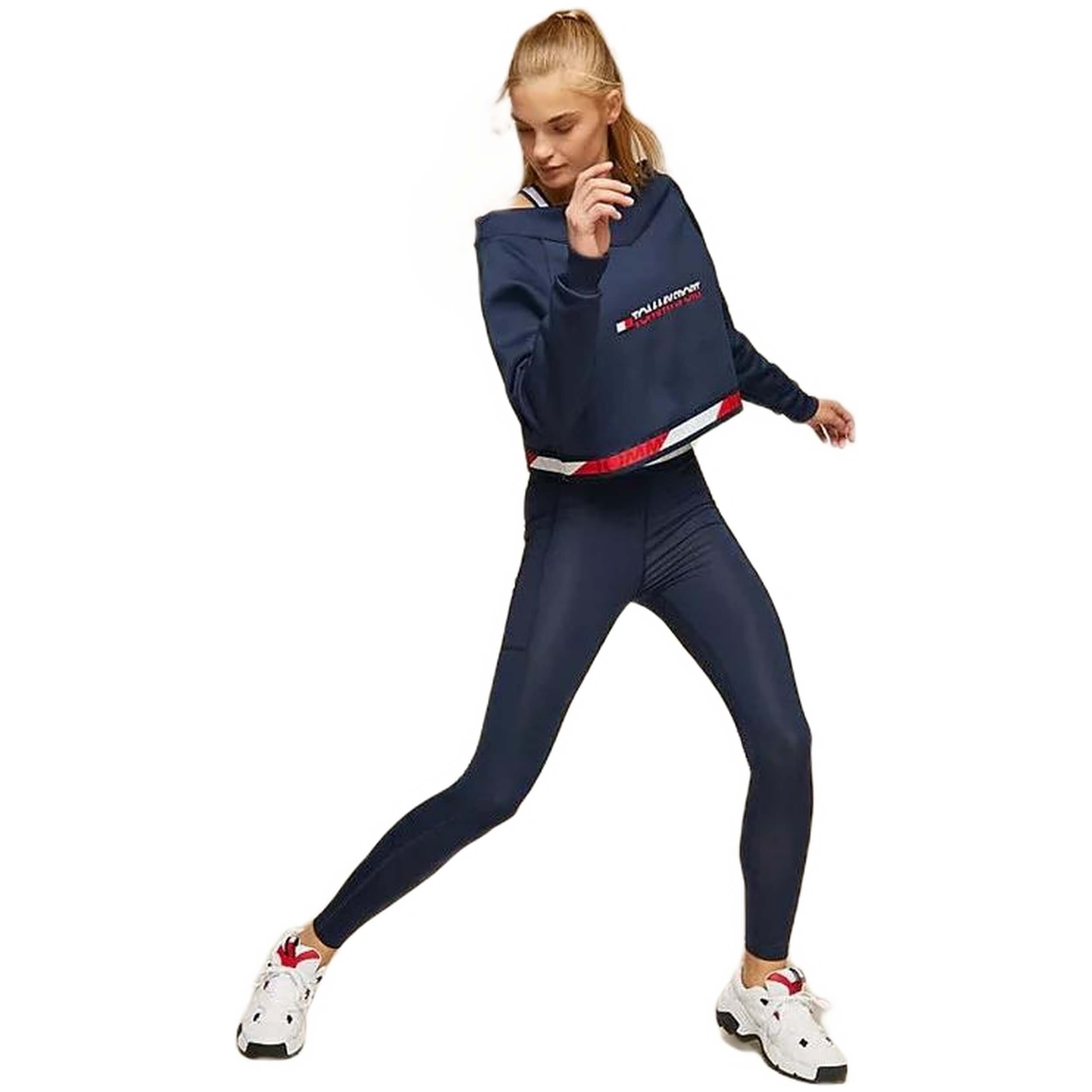Sudadera Tommy Hilfiger Crop V Neck
