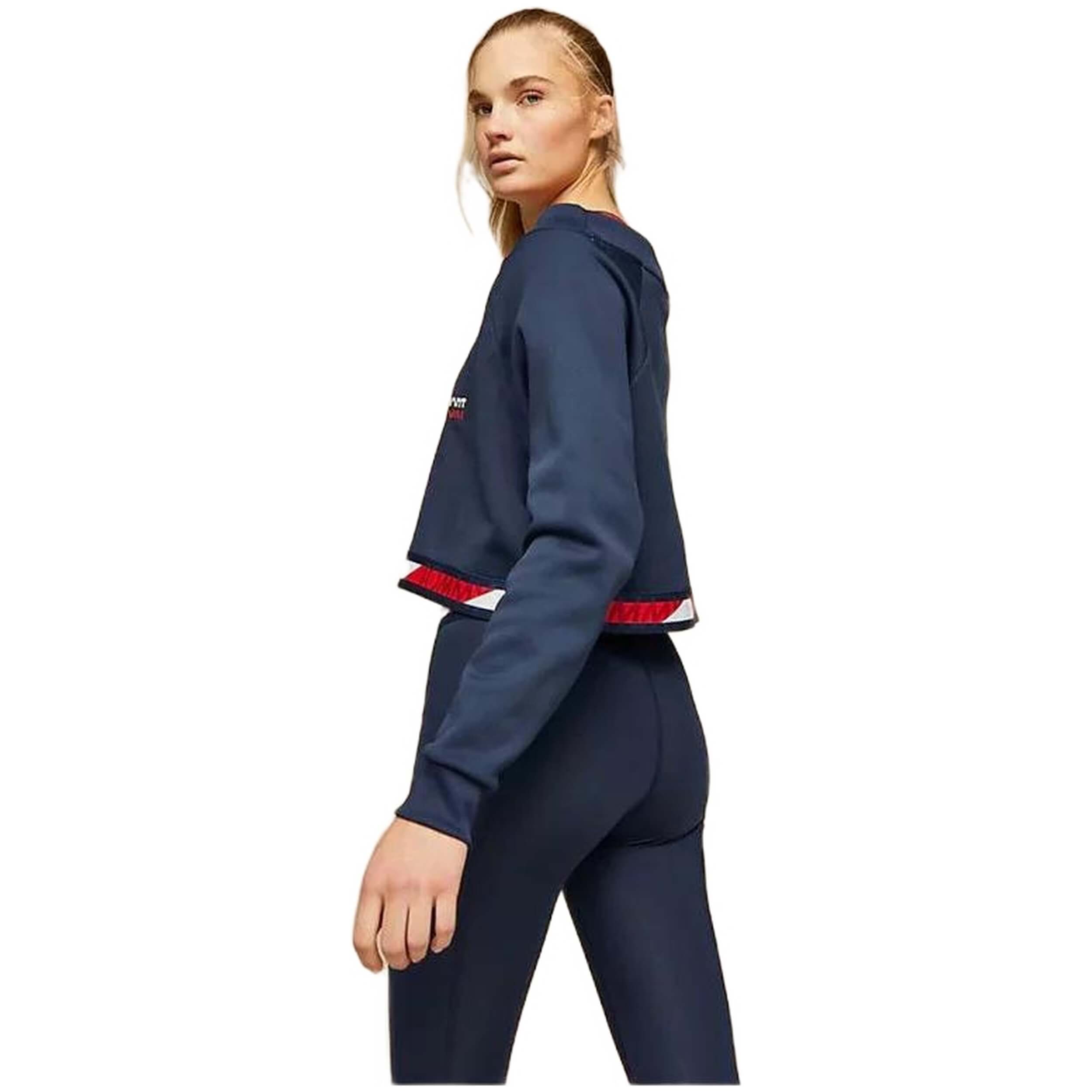 Sudadera Tommy Hilfiger Crop V Neck
