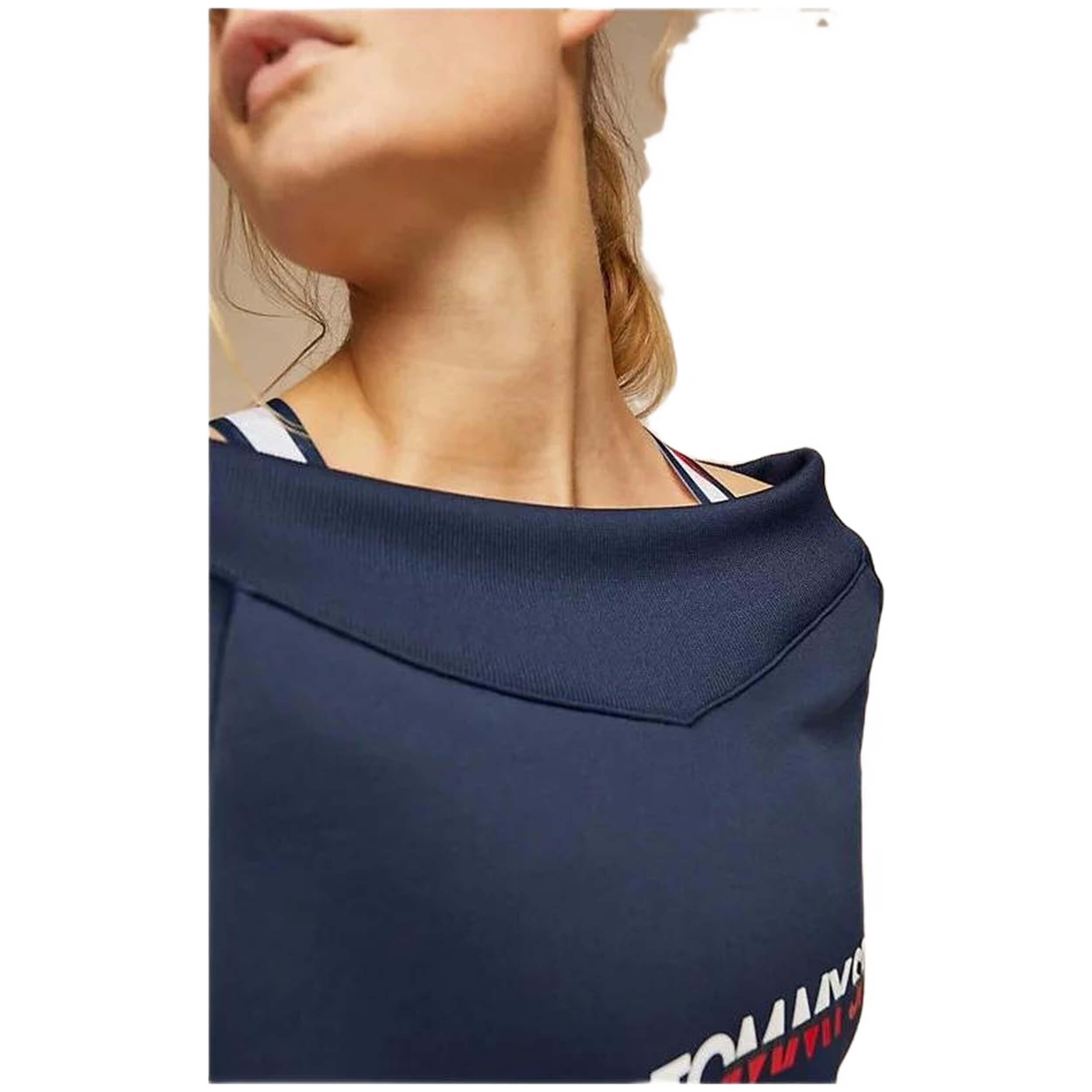 Sudadera Tommy Hilfiger Crop V Neck