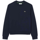 Sudadera Lacoste Sudadera Lacoste Relaxed Fit Fleece Crew Azul Marino Mujer