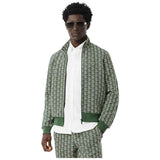 Sudadera Lacoste Sudadera Lacoste París Monogram Full Zip Verde Blanco