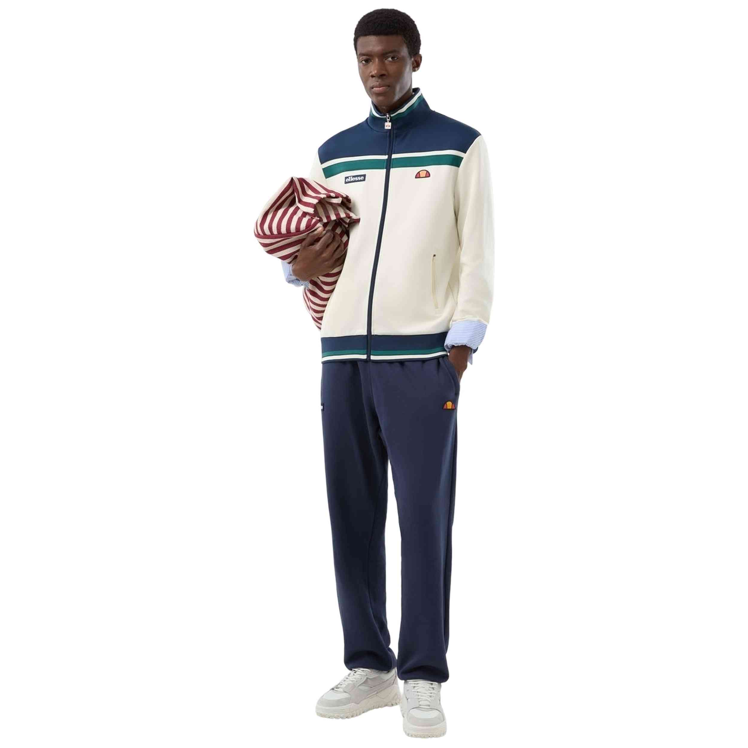 Chaqueta De Chandal Ellesse Vignola "Ecru/Navy"