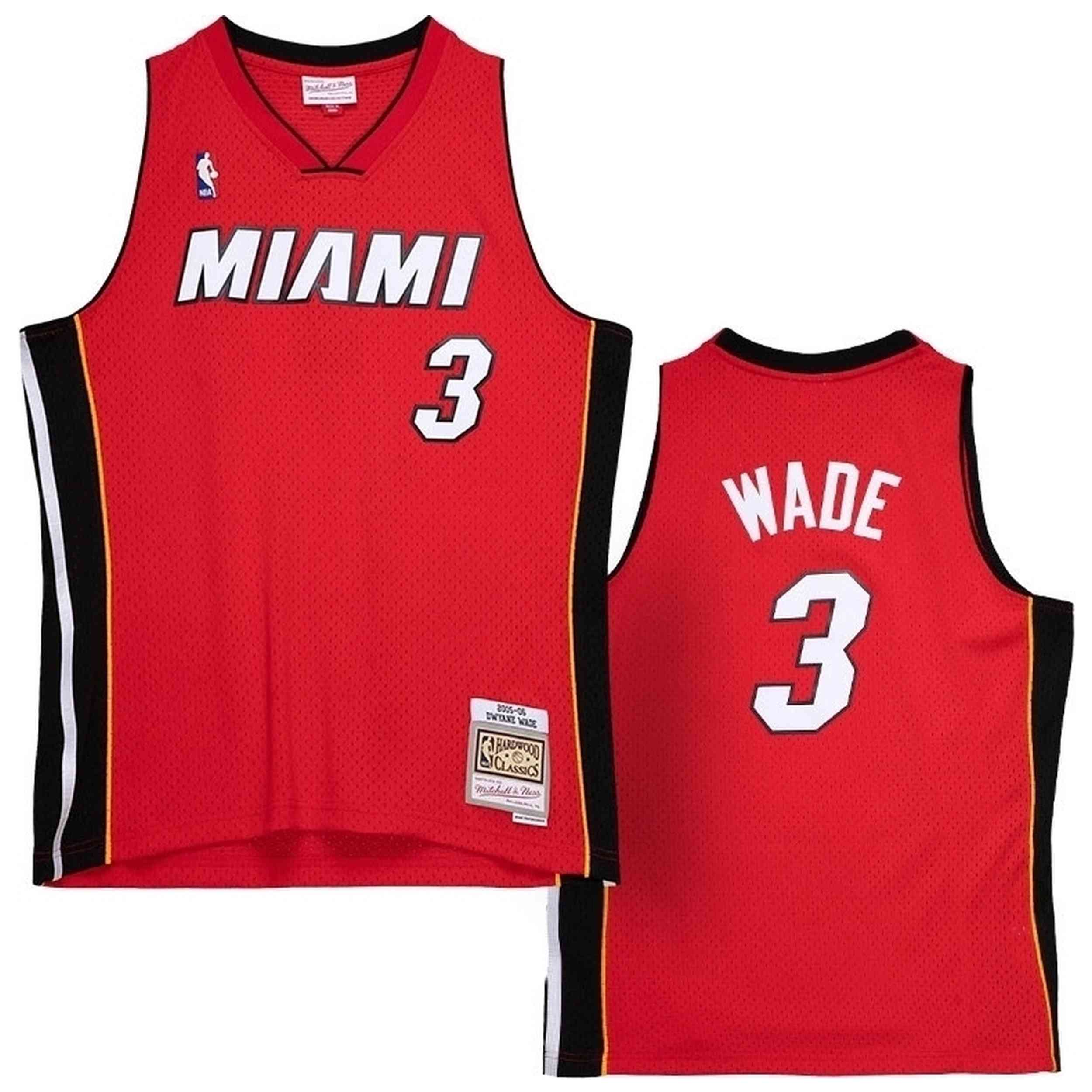 Camiseta De Baloncesto Mitchell & Ness Dwyane Wade Miami Heat Nba 2005-06