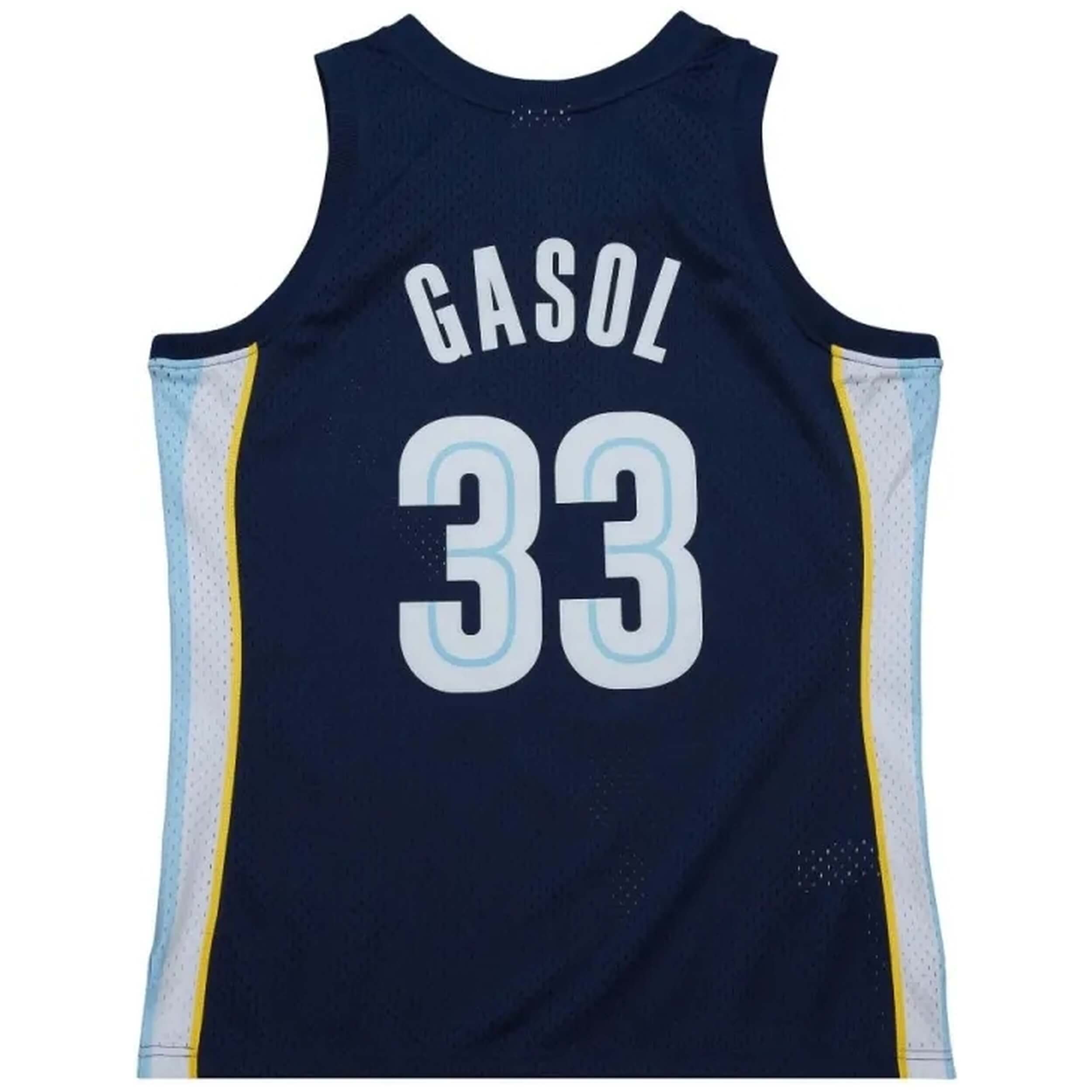 Mitchell &amp; Ness Marc Gasol Memphis Grizzlies 2008-09 Basketball Jersey