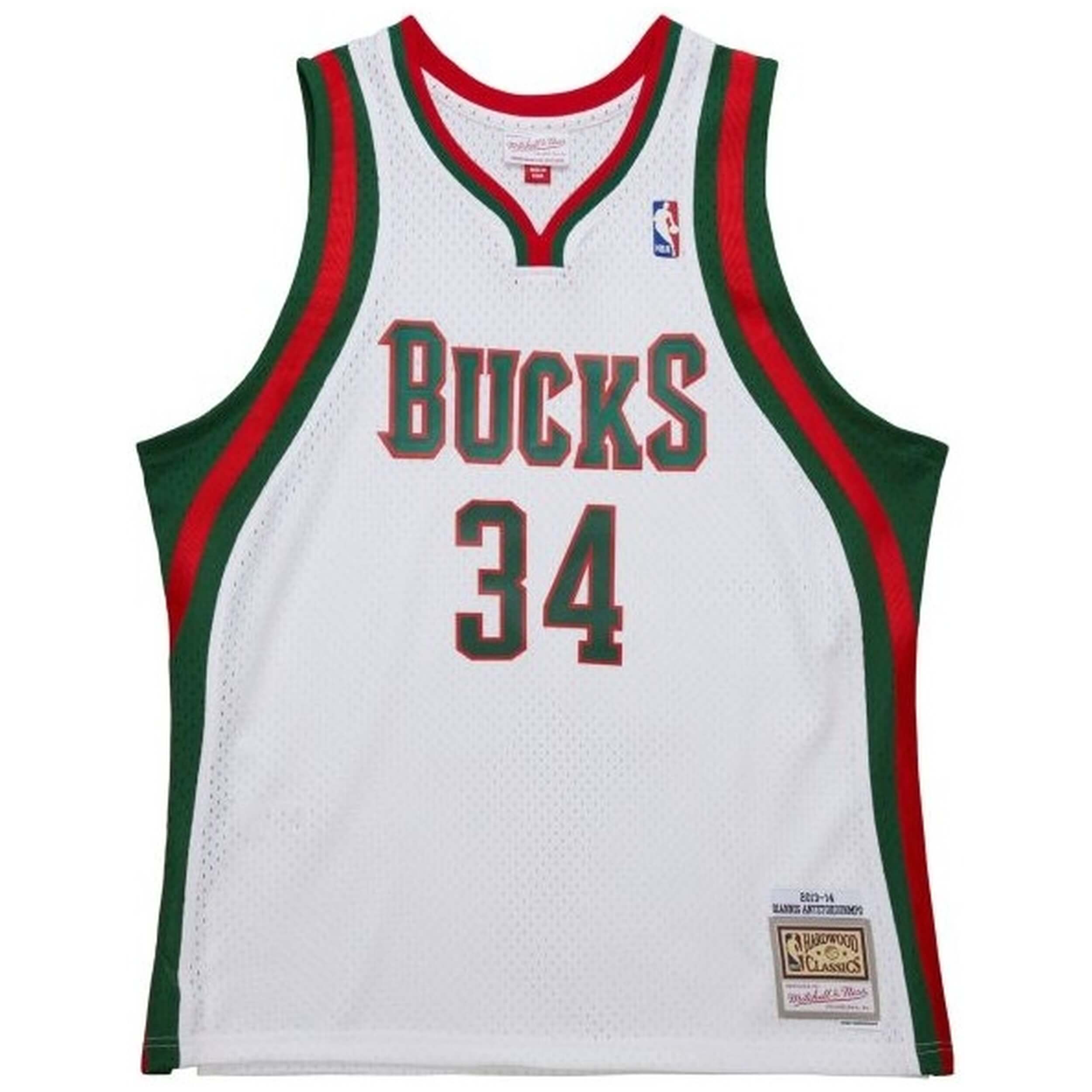 Camiseta De Baloncesto Mitchell & Ness Milwaukee Bucks