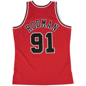 Jersey Mitchell & Ness Dennis Rodman 91