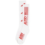 Calcetines Autry Icon "Blanco Y Rojo"