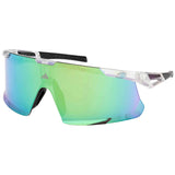 Gafas De Sol Adidas Gafas Adidas Sport Sp0106 Blanco Con Lentes Espejadas Verde