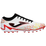 Botas De Futbol Joma Striker Ag "Blanco/Rojo/Amarillo"