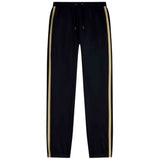 Pantalon De Chandal Fred Perry Fred Perry Stripe Tape Track Pant Black/Champagne