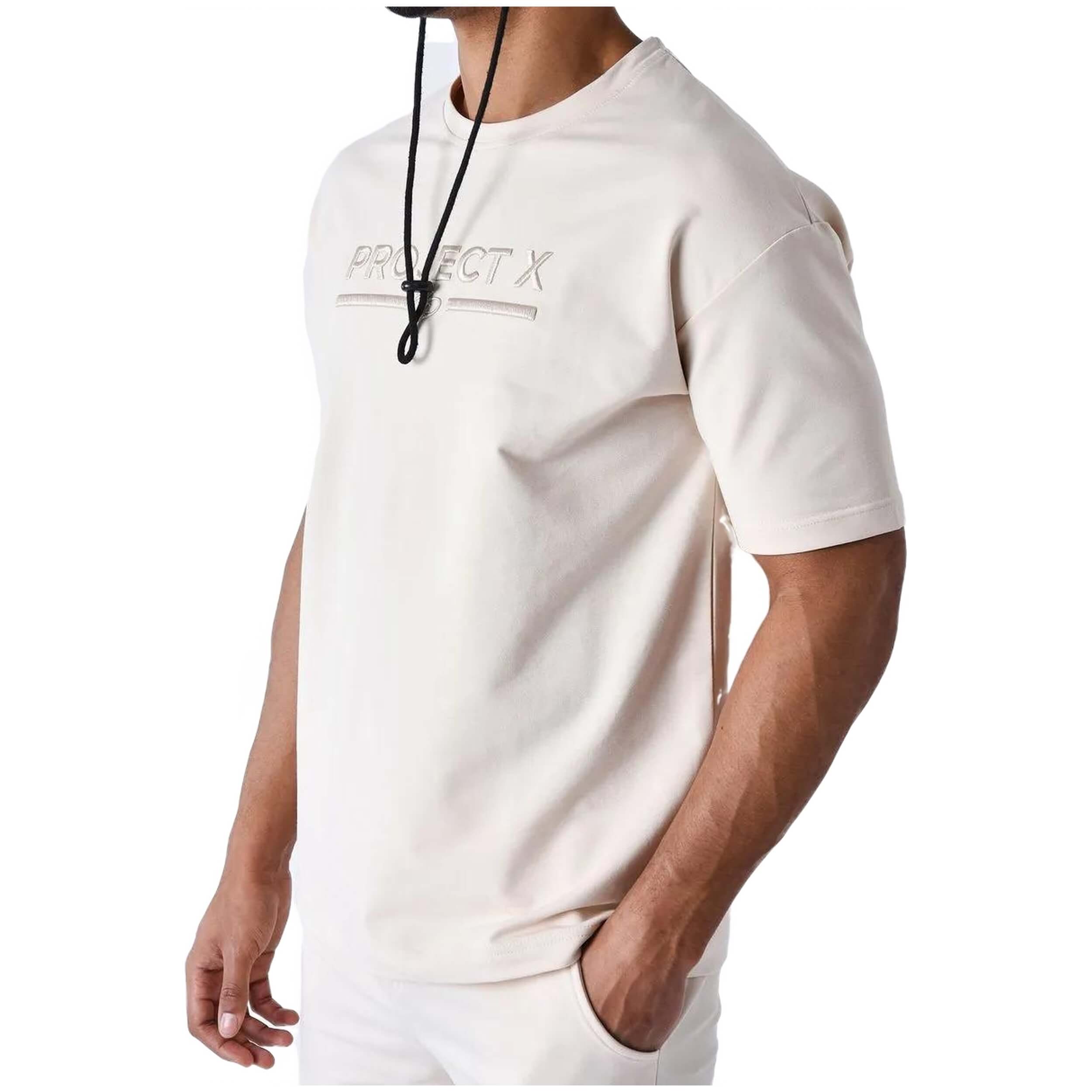 Camiseta De Manga Corta Project X Paris Marfil