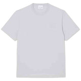 Camiseta De Manga Corta Lacoste Camiseta Lacoste Embossed Branding Manga Corta Gris