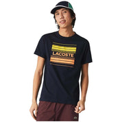 Camiseta De Manga Corta Lacoste Sport Stylized Logo Print