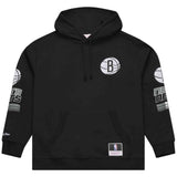 Sudadera Con Capucha Mitchell & Ness Triple Check Brooklyn Nets Nba