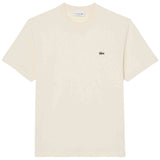 Camiseta De Manga Corta Lacoste Camiseta Lacoste Classic Manga Corta Blanco Crema