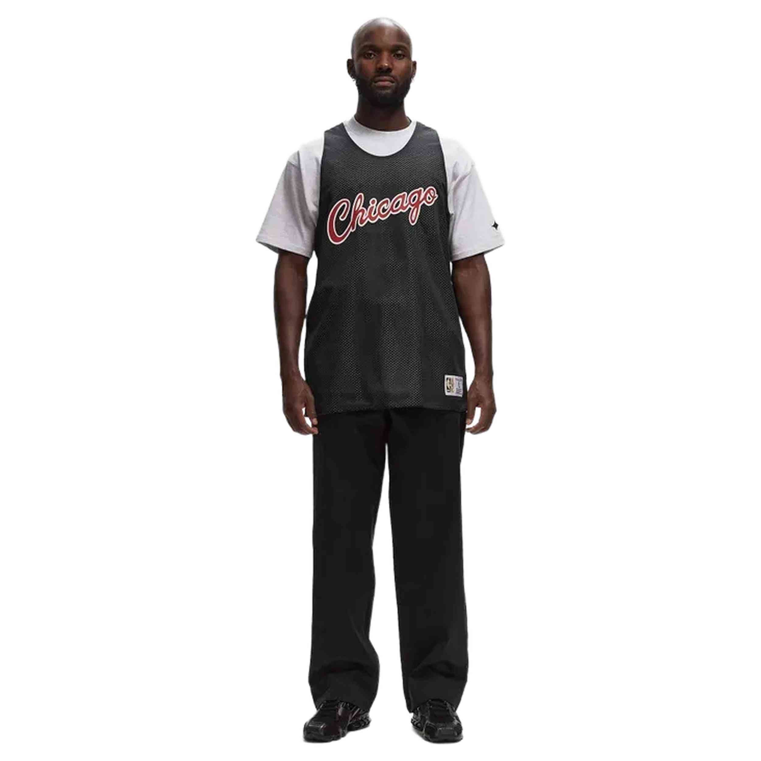 Camiseta De Baloncesto Mitchell & Ness Chicago Bulls Reversible