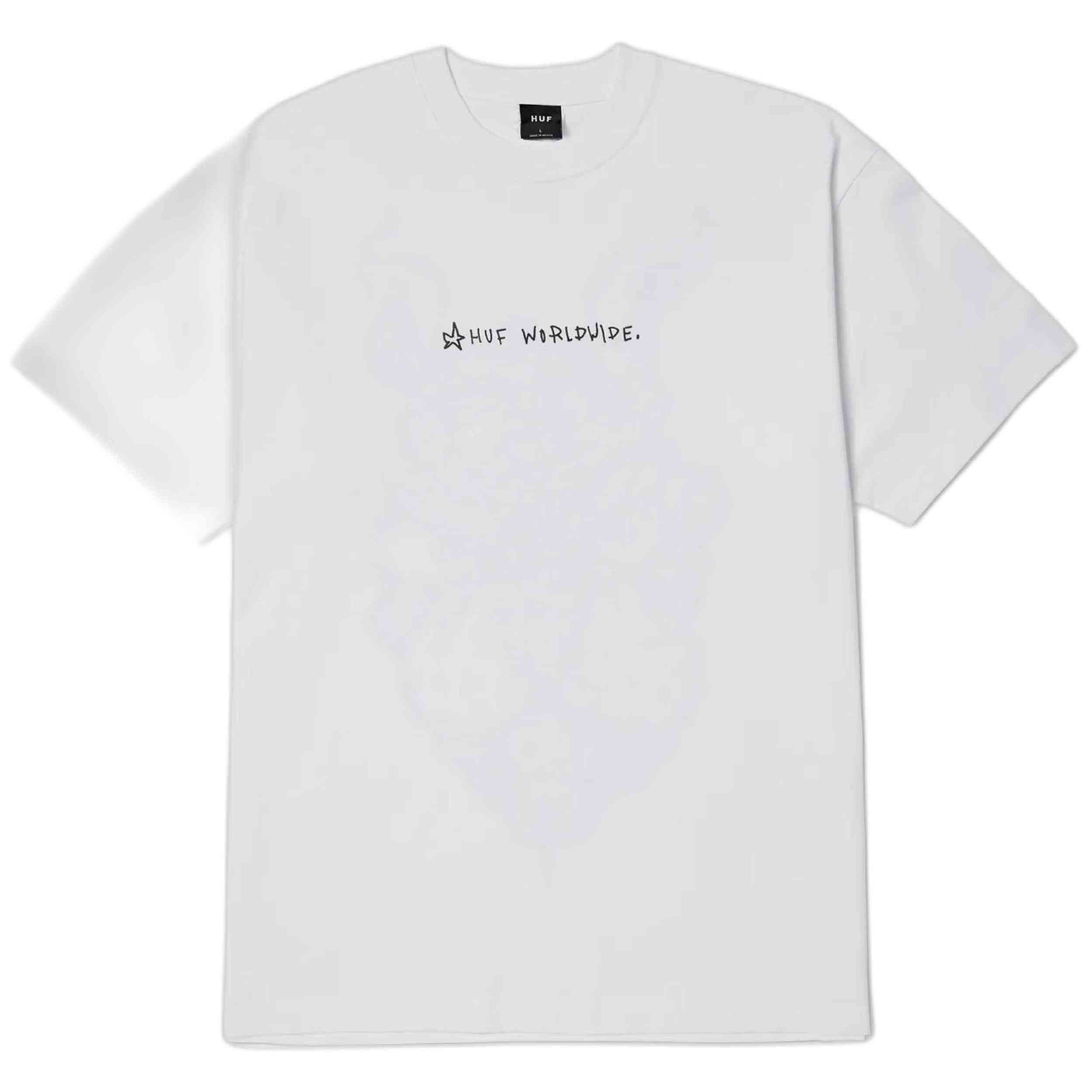 Camiseta De Manga Corta Huf Ts02395-White