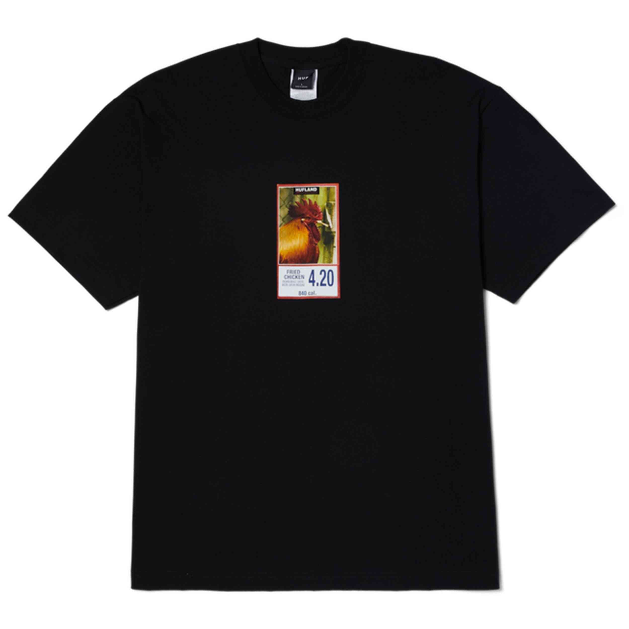 Camiseta De Manga Corta Huf Ts02397-Black