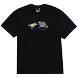 Camiseta De Manga Corta Huf  negro
