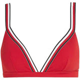 Top De Bikini Tommy Hilfiger Global Stripe "Primary Red"