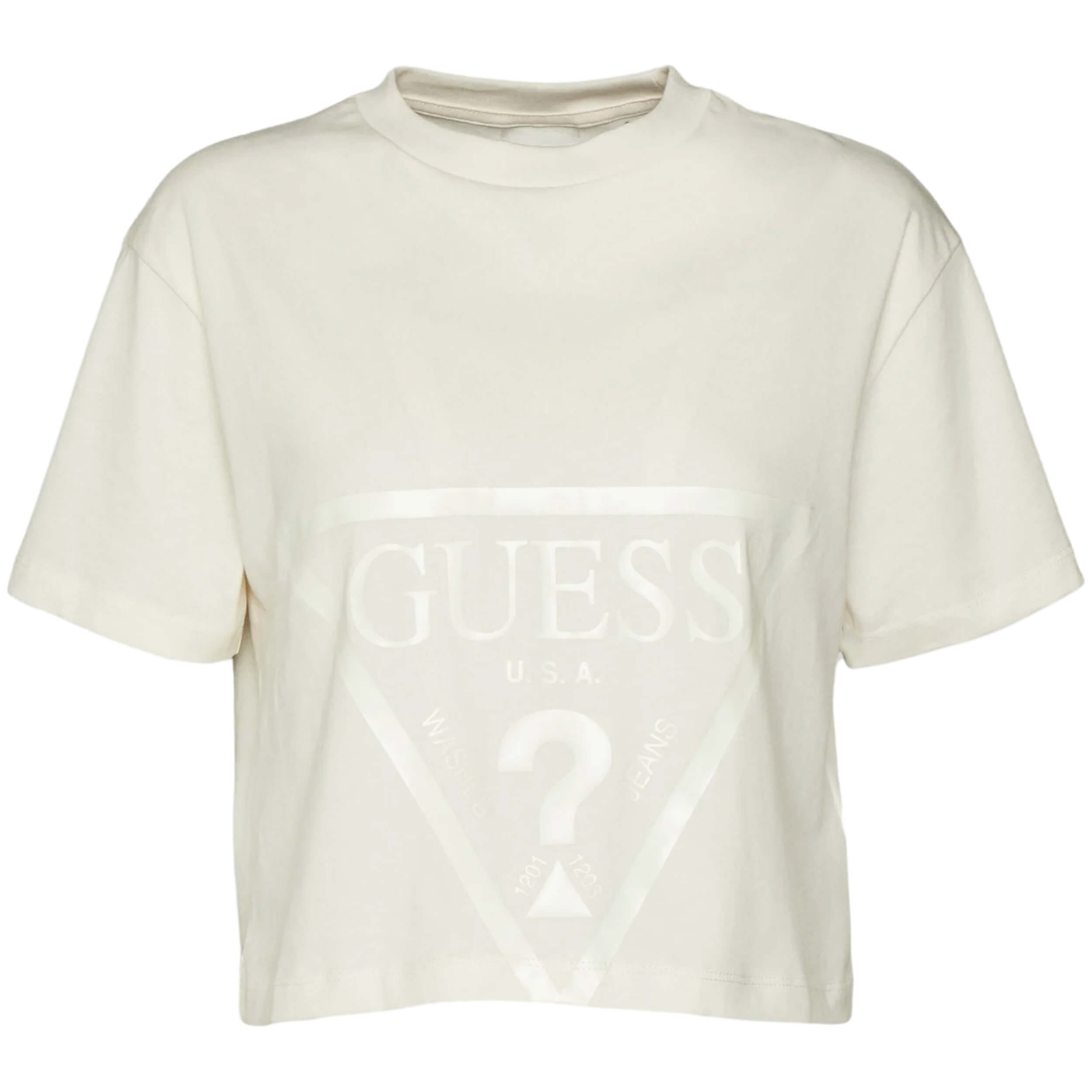 Guess Adele Crop Short Sleeve T-Shirt