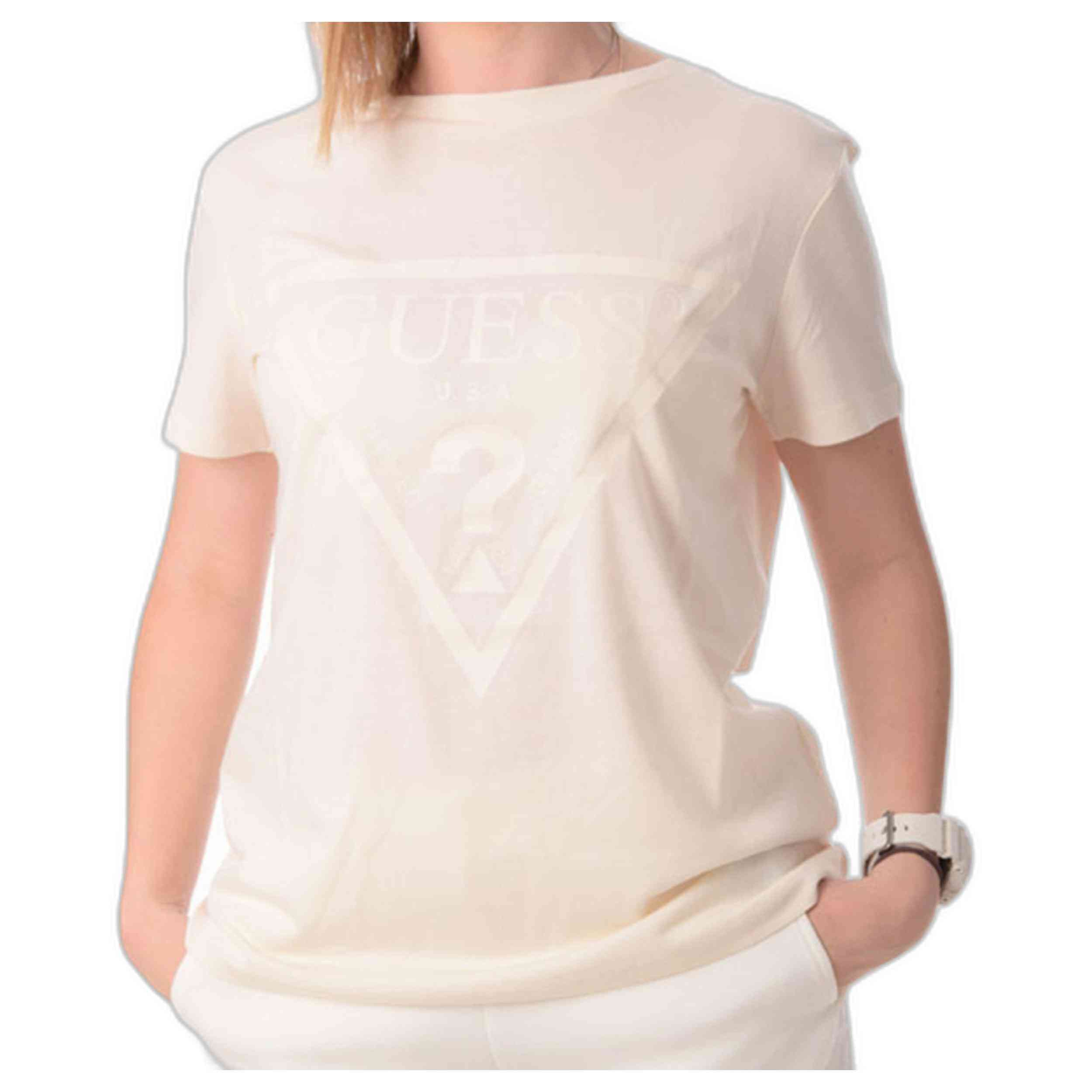 Camiseta De Manga Corta Guess  