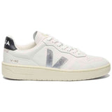 Zapatillas Veja Zapatillas Veja V-90 O.T. Leather Blanco Plateado Mujer