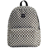 Mochila Vans Old Skool Check Backpack "Olive Brown"