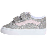 Zapatillas Vans Old Skool V Glitter "Silver Pale Petal"