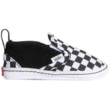 Zapatillas Vans Zapatillas Vans Slip-On Crib Negro Puro Blanco Bebé