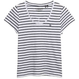 Camiseta De Manga Corta Superdry Studios "Blanca/Azul"