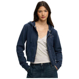 Sudadera Con Capucha Superdry Ath Ess Relaxed Crop Ziphood