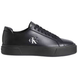Zapatillas Calvin Klein Basket Cupsole Laceup Lth Ml "Triple Black"